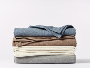 Sequoia Washable Organic Cotton & Wool Blanket