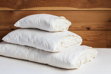Load image into Gallery viewer, Holy Lamb Organics All-Natural Wooly Down Bed Pillow